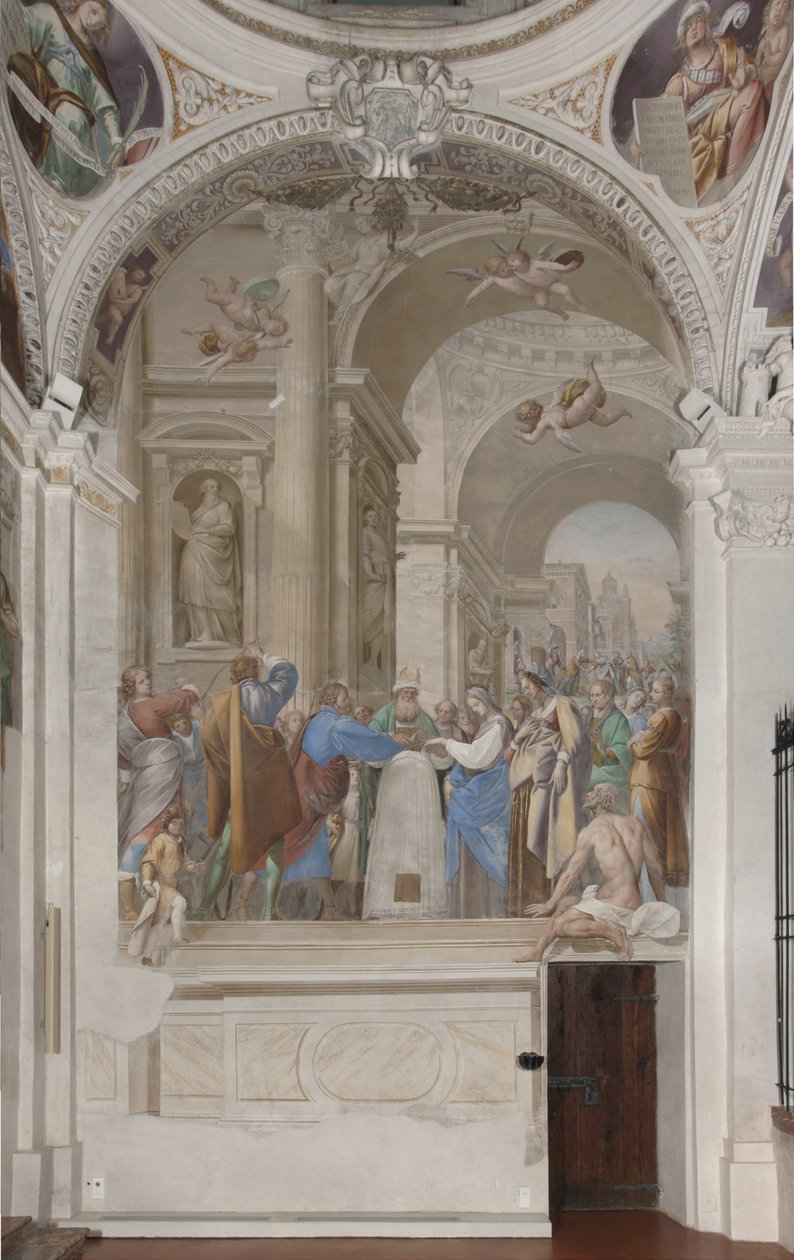 Jomfru Marias ægteskab af Isidoro Bianchi