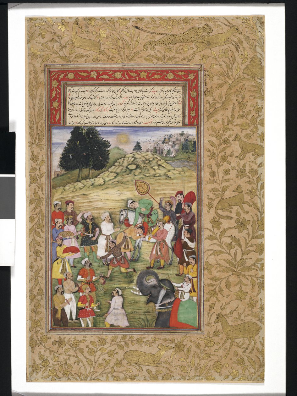 Akbar på hesteryg modtager hyldest af Islamic School