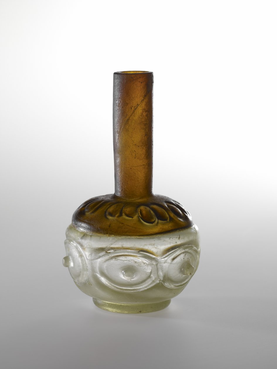 Flaske, ca. 9. århundrede (glas) af Islamic School