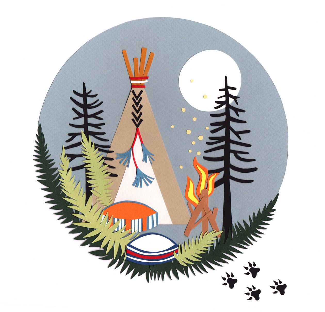 Great Outdoor Camping, 2016 papir af Isobel Barber