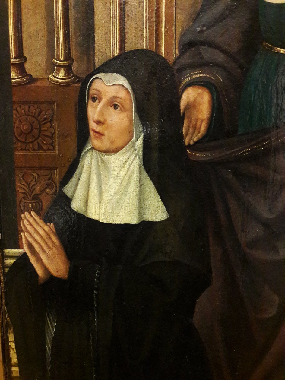 Saint Gregory -messen (detaljer) af Israhel van Meckenem