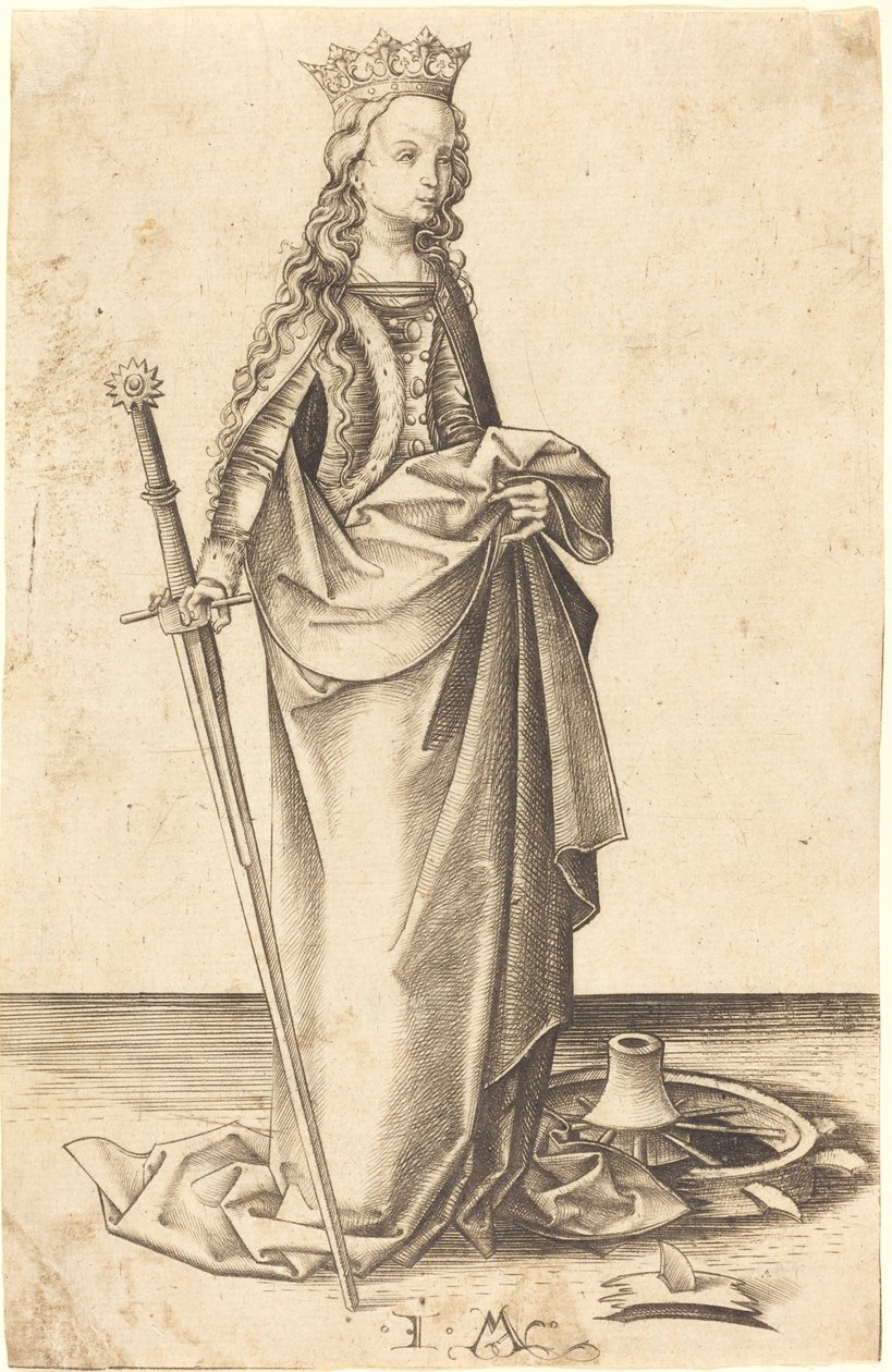 Sankt Catherine af Israhel van Meckenem