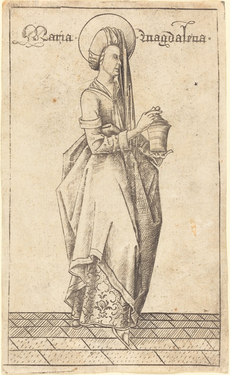 Sankt Maria Magdalena af Israhel van Meckenem