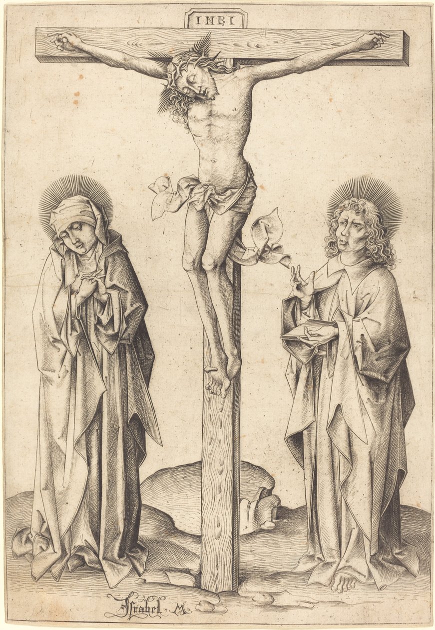 Korsfæstelsen, ca. 1480. af Israhel van Meckenem