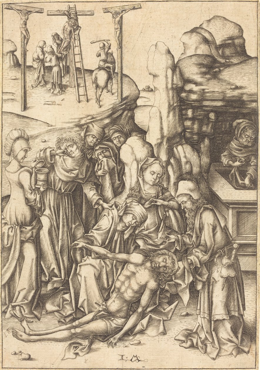 Klagesangen, ca. 1480. af Israhel van Meckenem