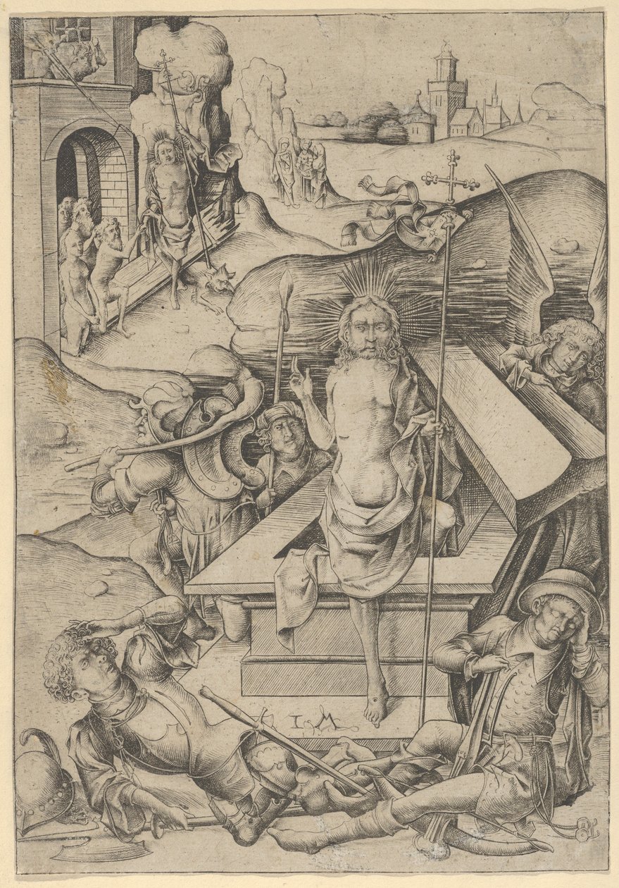 Opstandelsen,.n.d. af Israhel van Meckenem