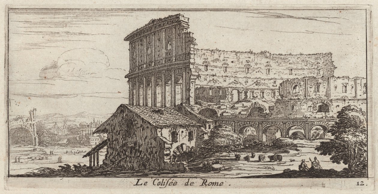 Colosseum i Rom af Israël Silvestre