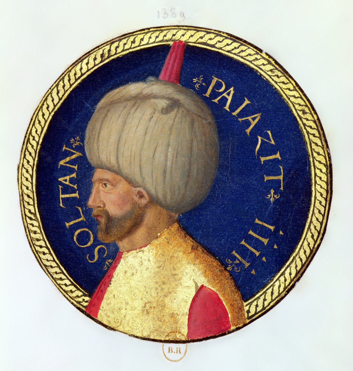 Sultan Bayezid I (1357-1403) af Italian School