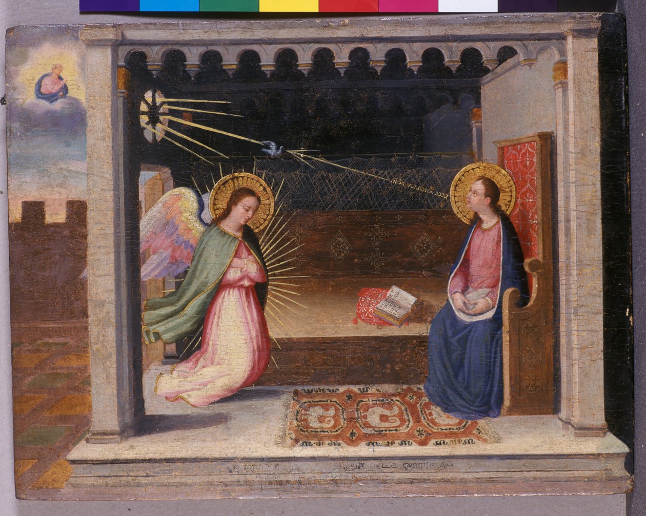 Bebudelsen, ca. 1500 (tempera på træ) af Italian School
