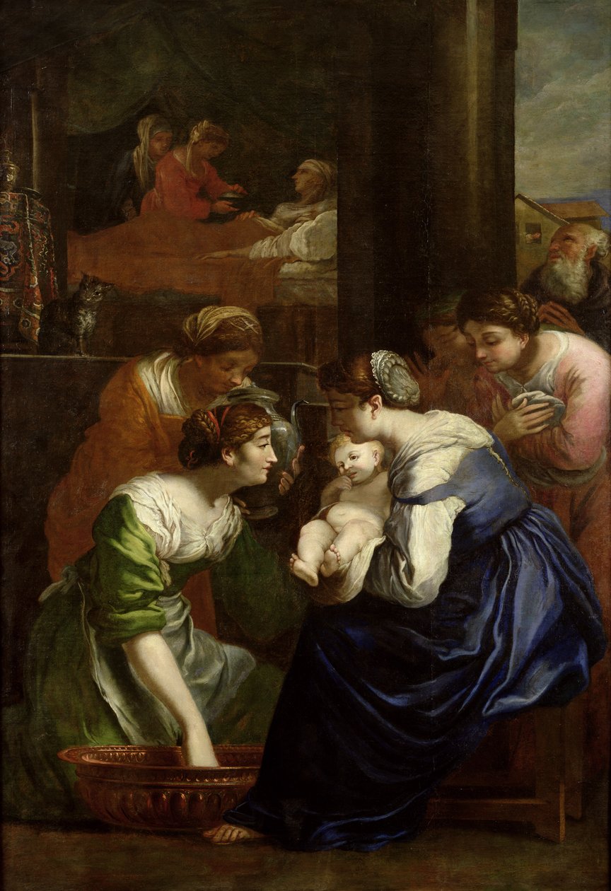 Jomfruens fødsel, c.1620 af Italian School