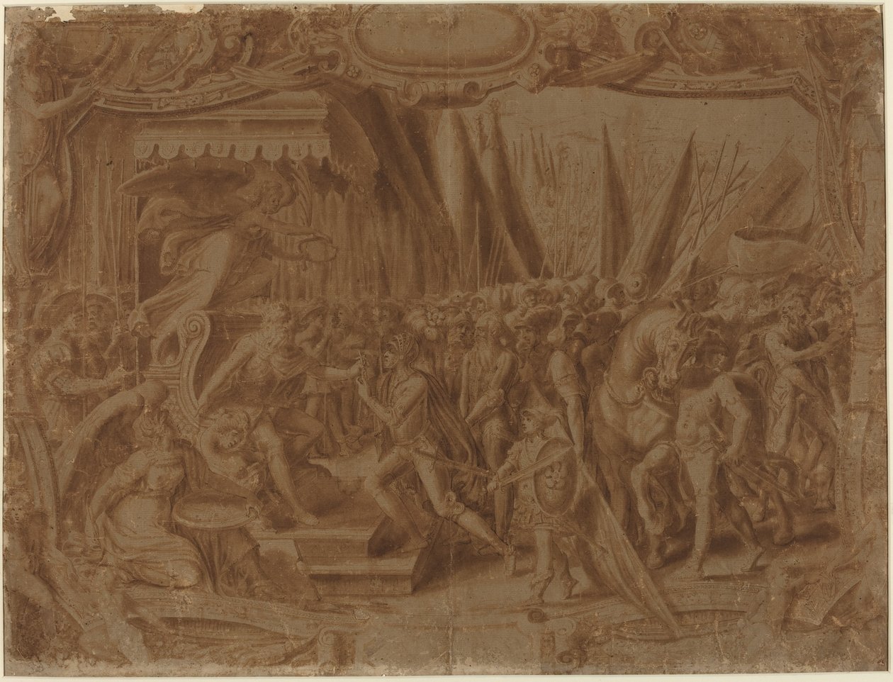 Historisk Scene af Italian 16th Century