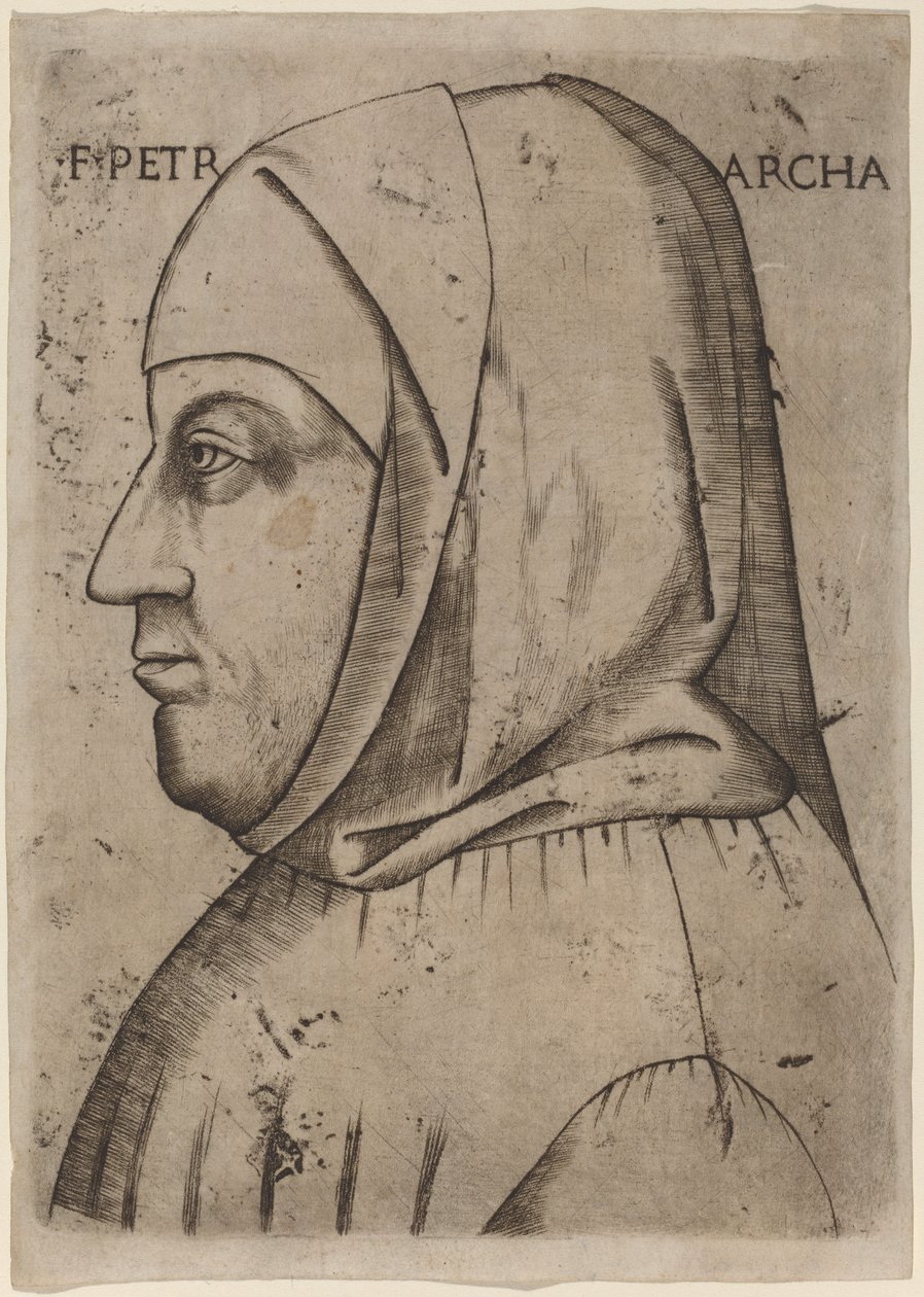 Portræt af Petrarca af Italian 16th Century