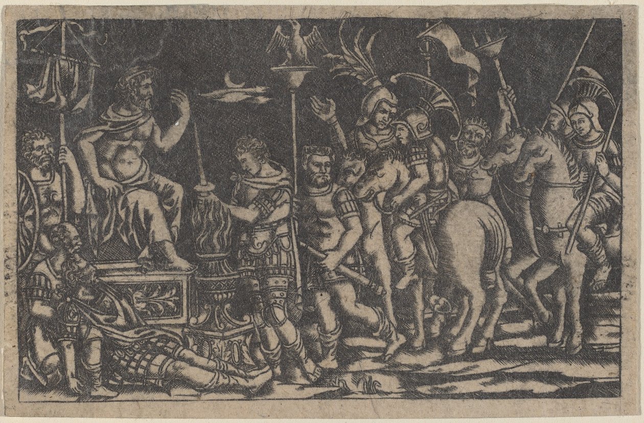 Mucius Scaevola af Italian 18th or 19th Century