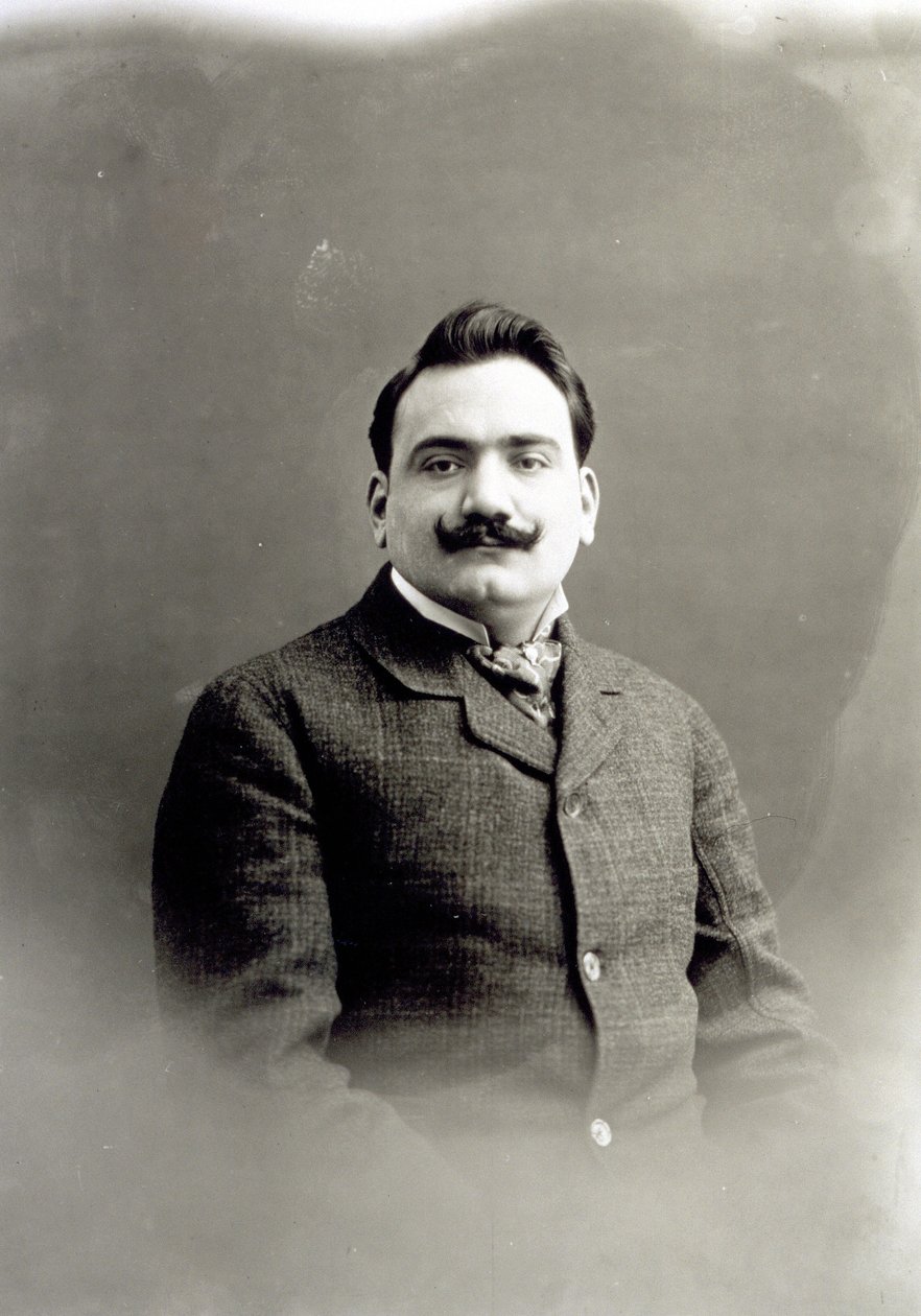 Portræt af Enrico Caruso, ca. 1900 af Italian Photographer