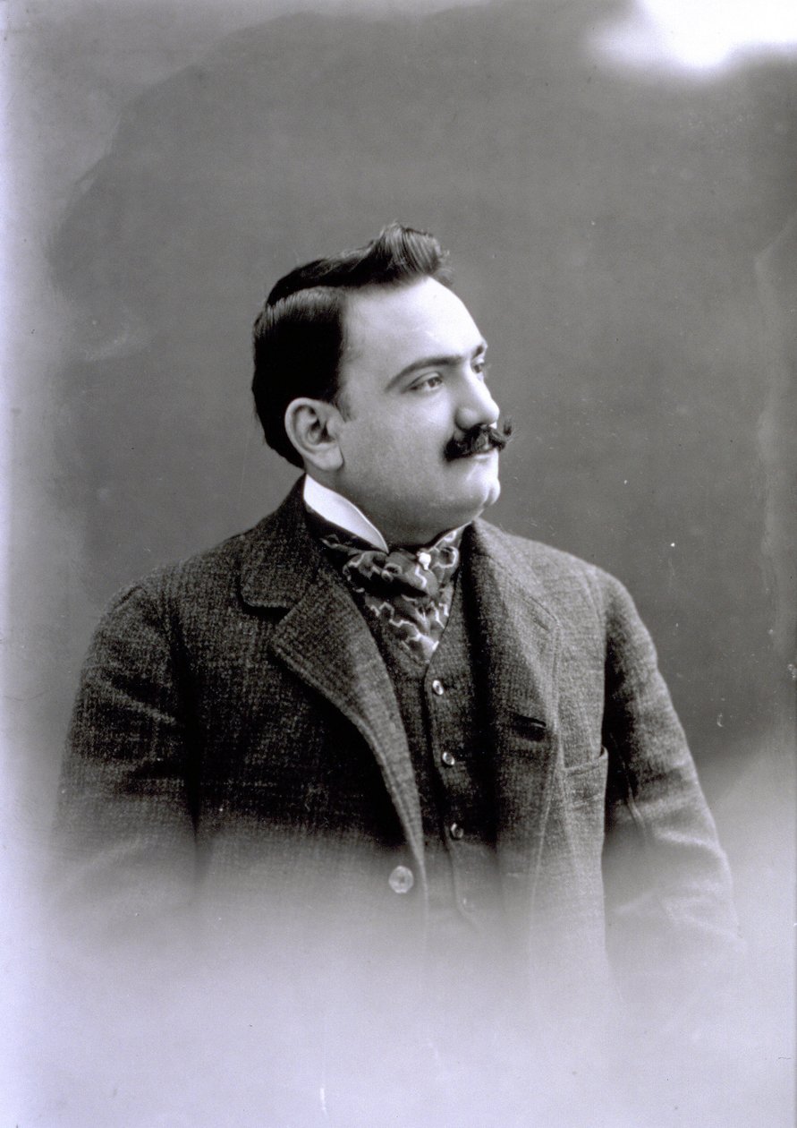 Portræt af Enrico Caruso, ca. 1900 af Italian Photographer