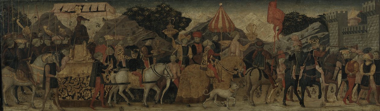 A Triumph, ca. 1450 (tempera på panel) af Italian School