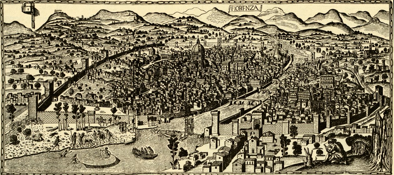 Firenze omkring 1490 af Italian School