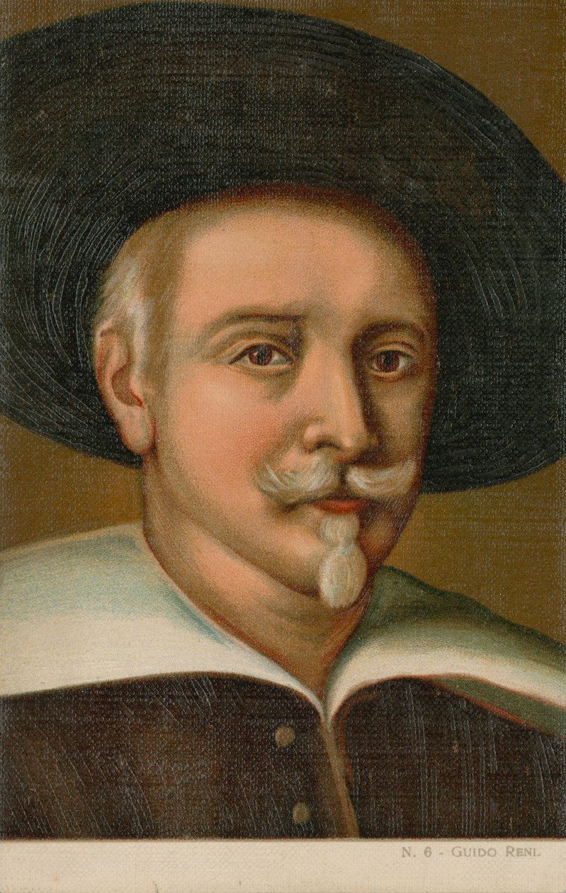 Guido Reni, italiensk maler (chromolitho) af Italian School