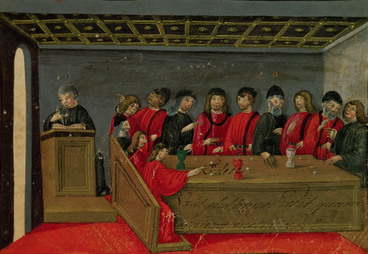 Guild of Fish Sellers af Italian School