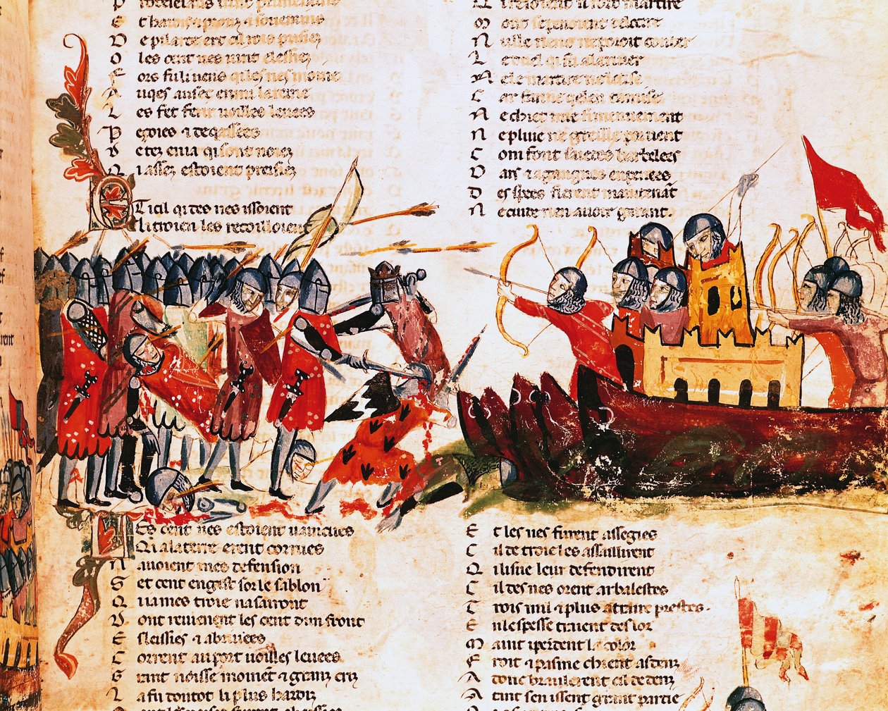 Knights Fighting af Italian School