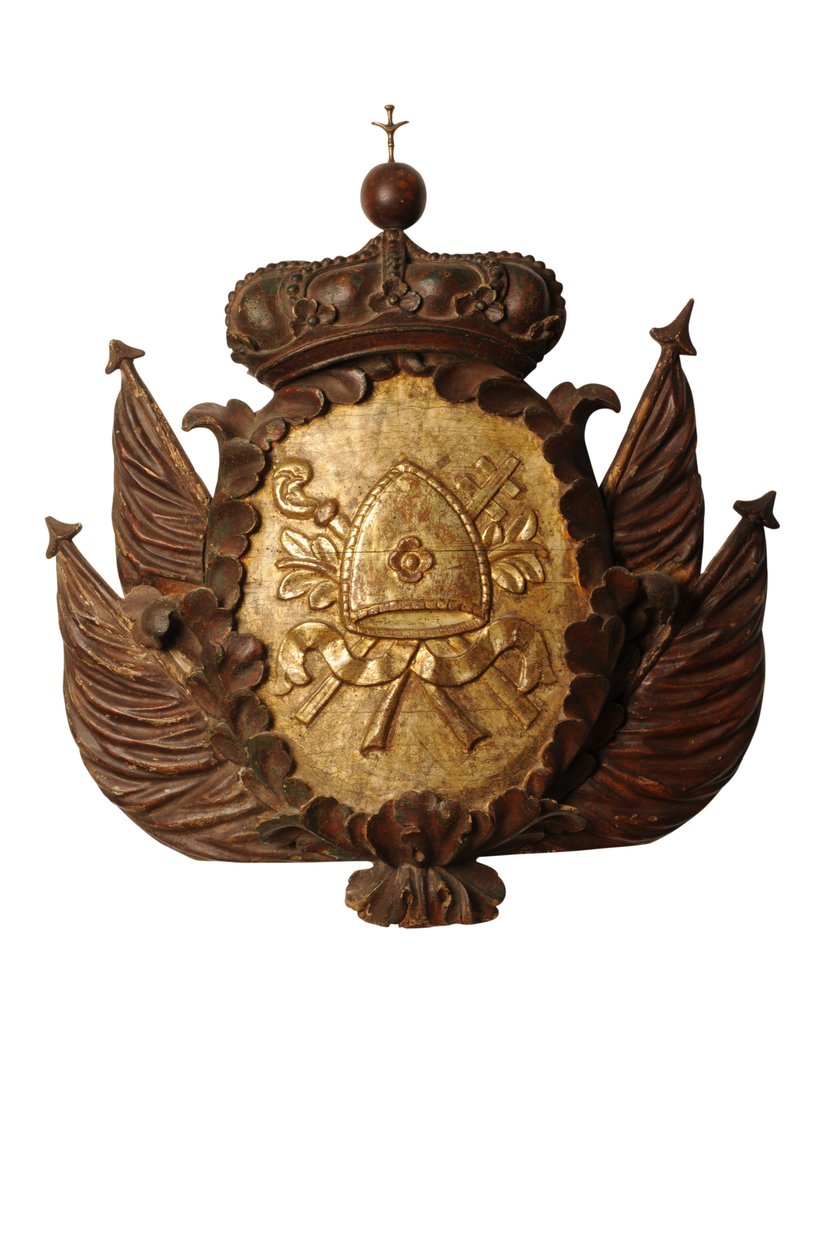Stor barokkarrisk udskæring, c.1700 (træ) af Italian School