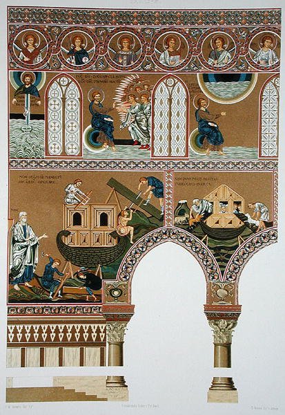 Mosaikker fra Monreales skib af Italian School