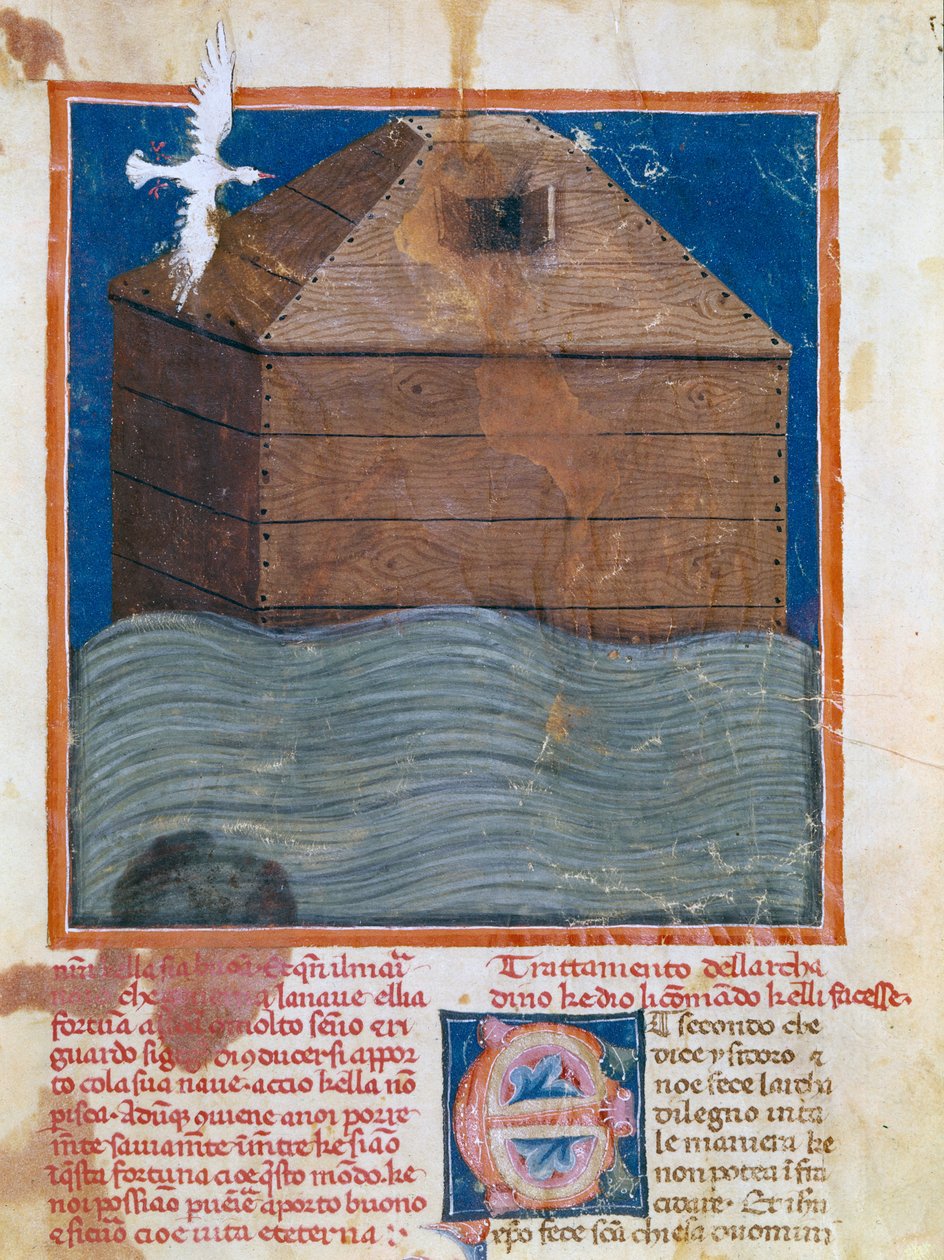 Frk. II.VI.16, c 83a, Noas Ark af Italian School