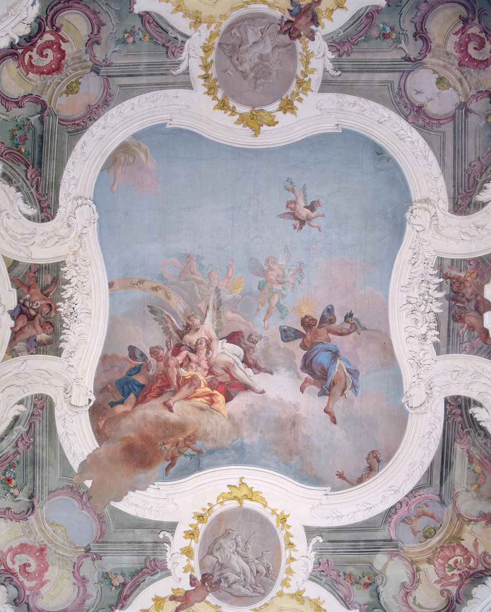 Mytologisk scene med stjernetegn af Italian School