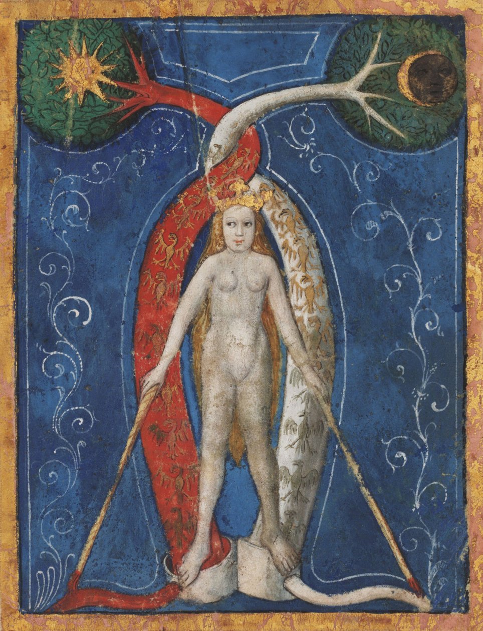 Filosofisk kviksølv (vellum) af Italian School