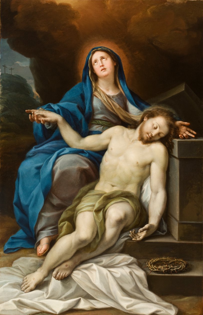 Pieta, ca. 1750 af Italian School