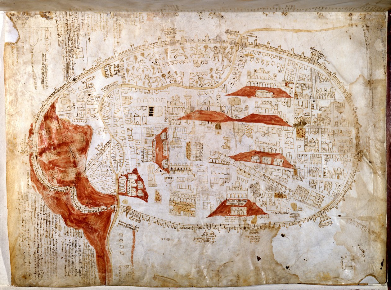 Rom plan af Italian School