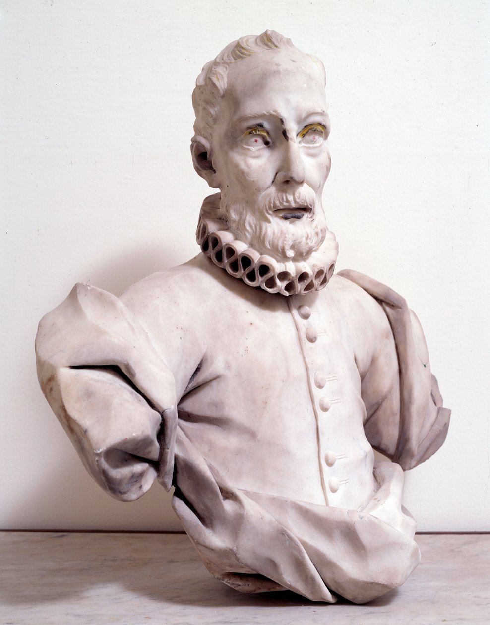 Portræt af Alessandro Giustiniani (marmorskulptur af Italian School