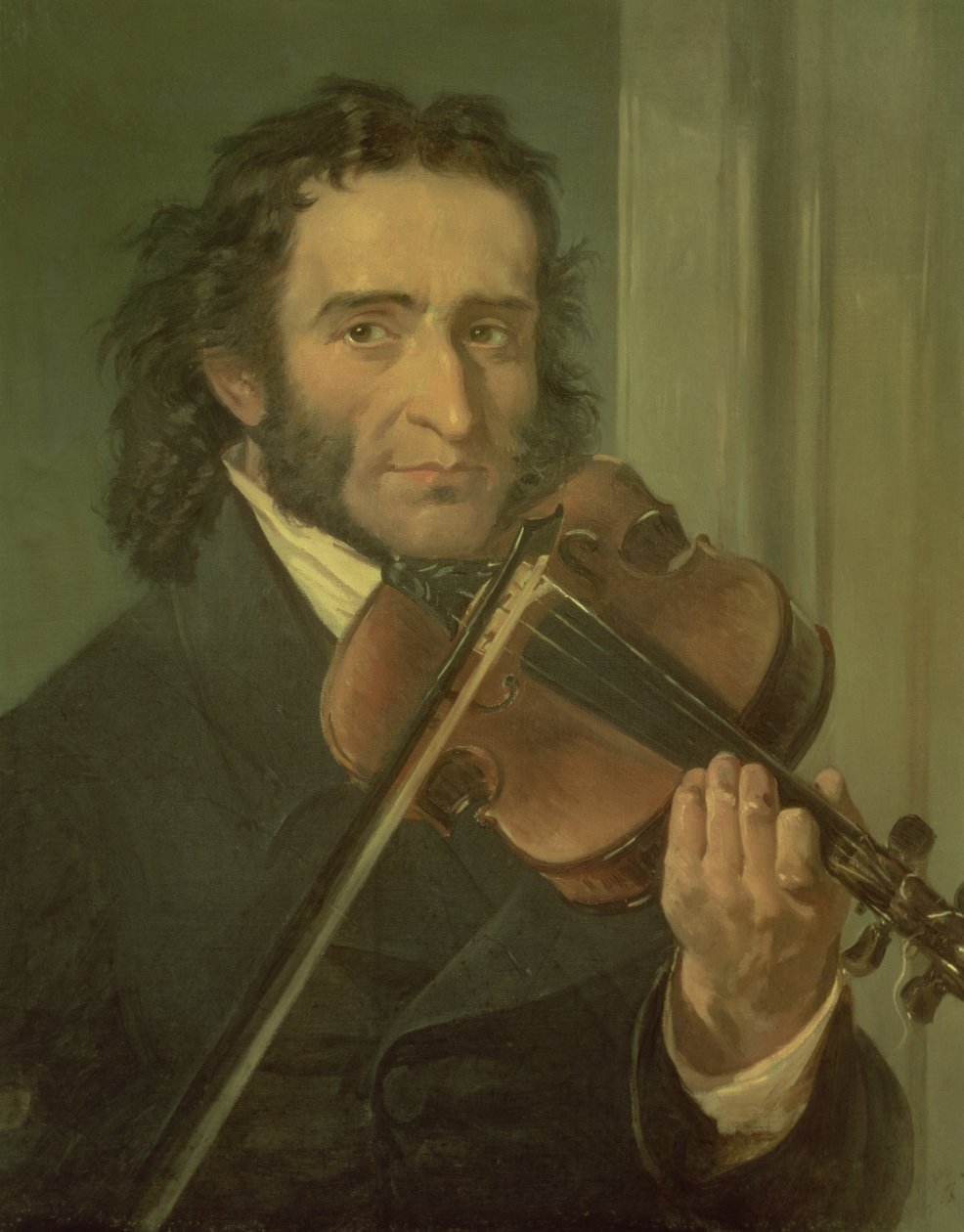 Portræt af Niccolo Paganini (1782-1840) af Italian School