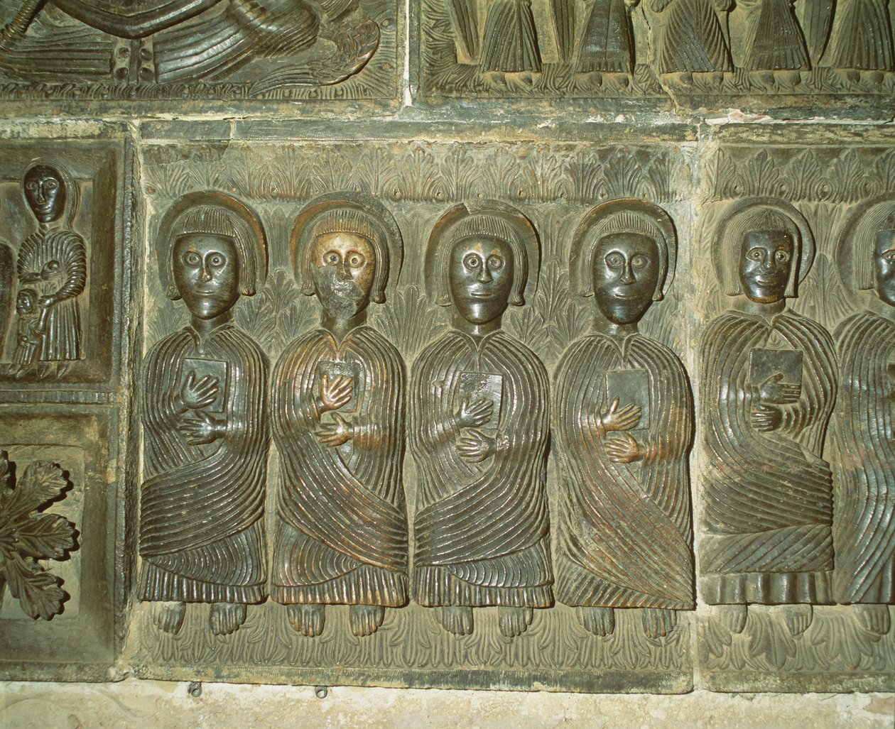 Apostlene, førromansk relief (bronze) af Italian School