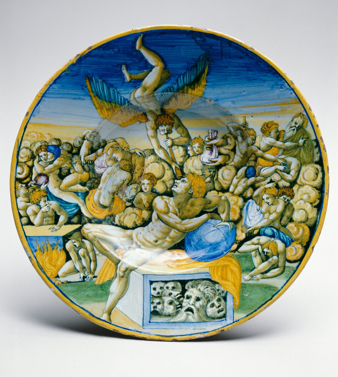 The Dream of Daniel, 1545 (keramik) af Italian School