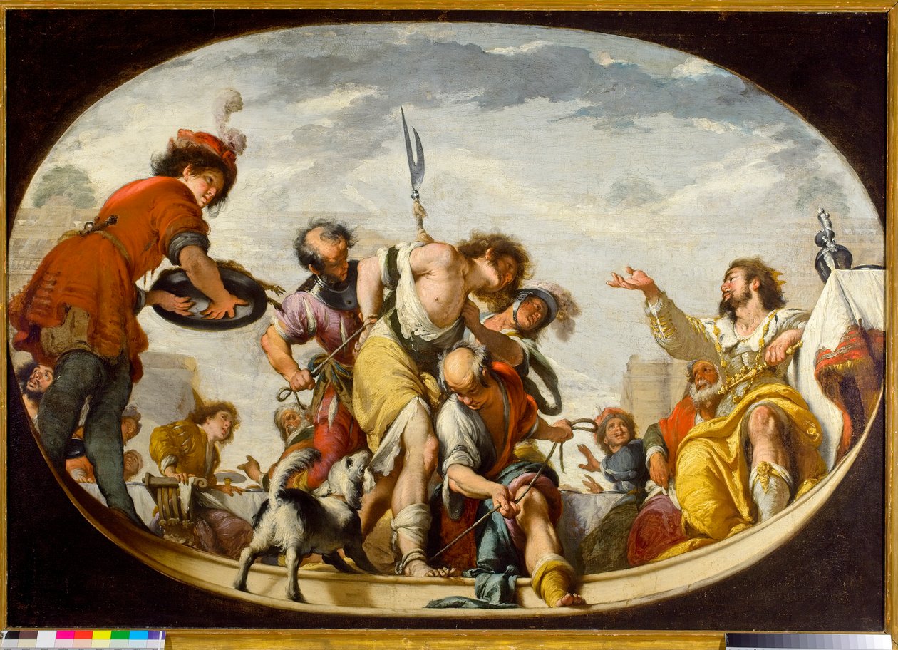 Lignelsen om bryllupsgæsten, 1636 af Italian School
