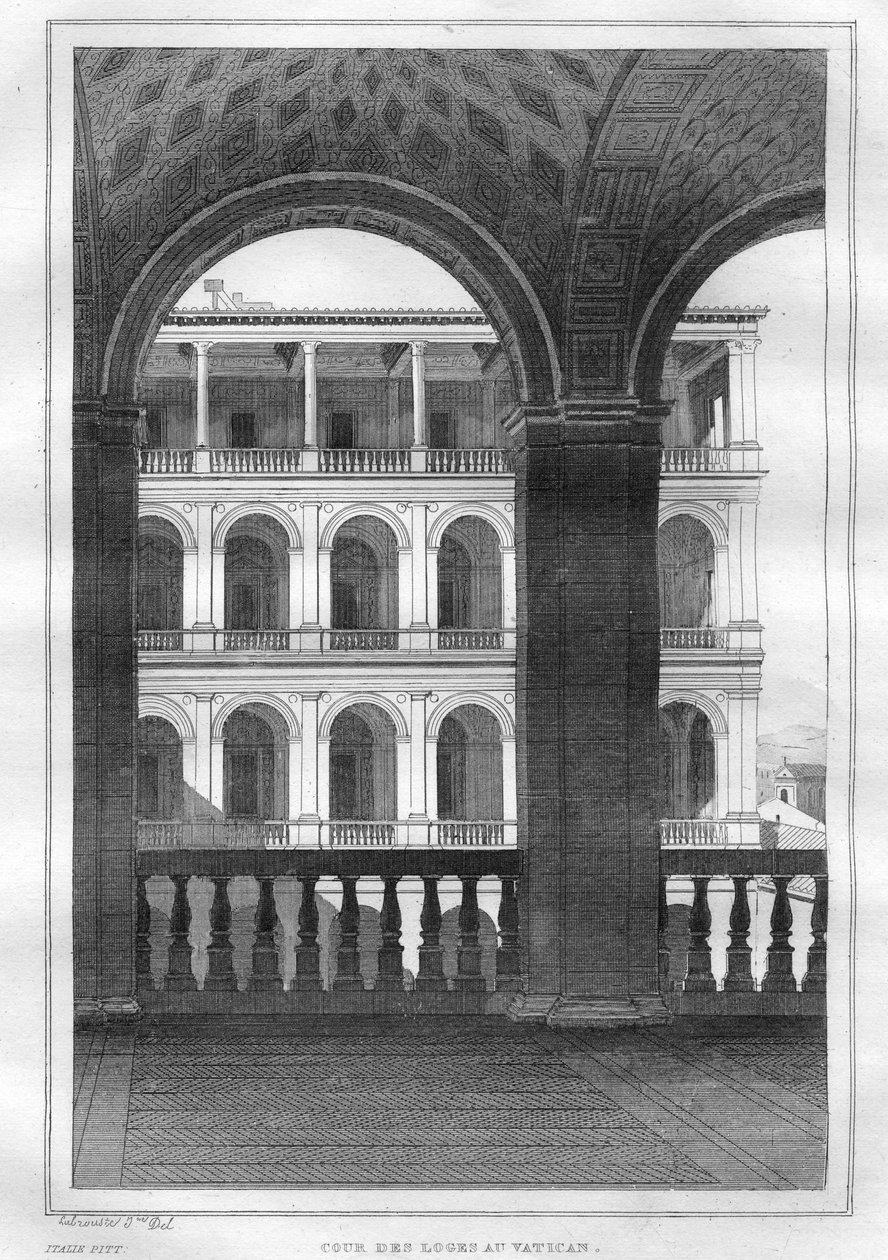 Vatikanets loggiaer af Italian School