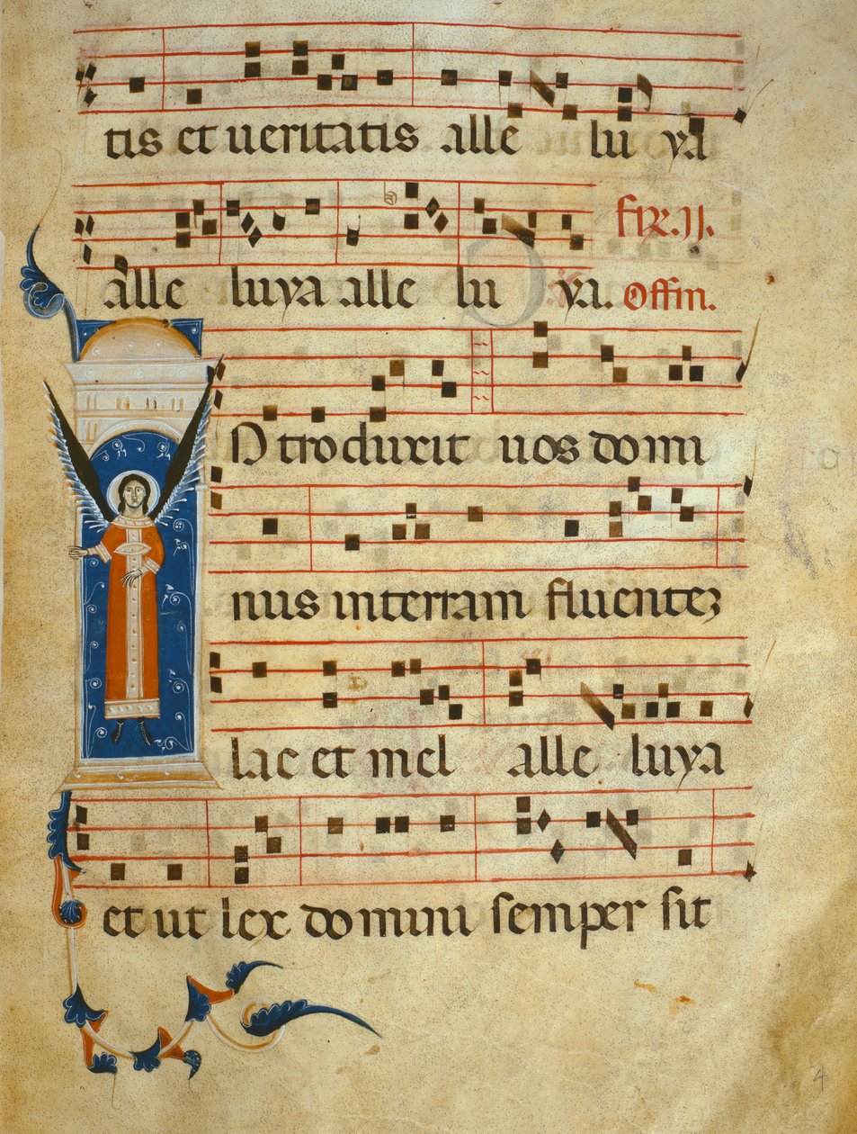 fol 4v. Gradual, c.1260 af Italian School