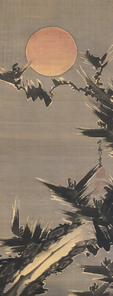 Nytårssol, 1800 af Ito Jakuchu