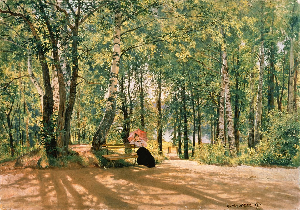 I sommerhuset, 1894 af Ivan Ivanovich Shishkin