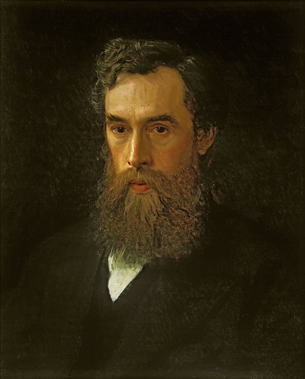 Portræt af Pavel Tretyakov af Ivan Nikolaevich Kramskoy