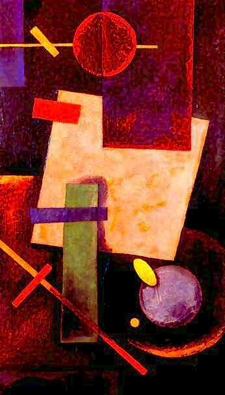 Suprematistisk komposition, 1916 af Ivan Kliun
