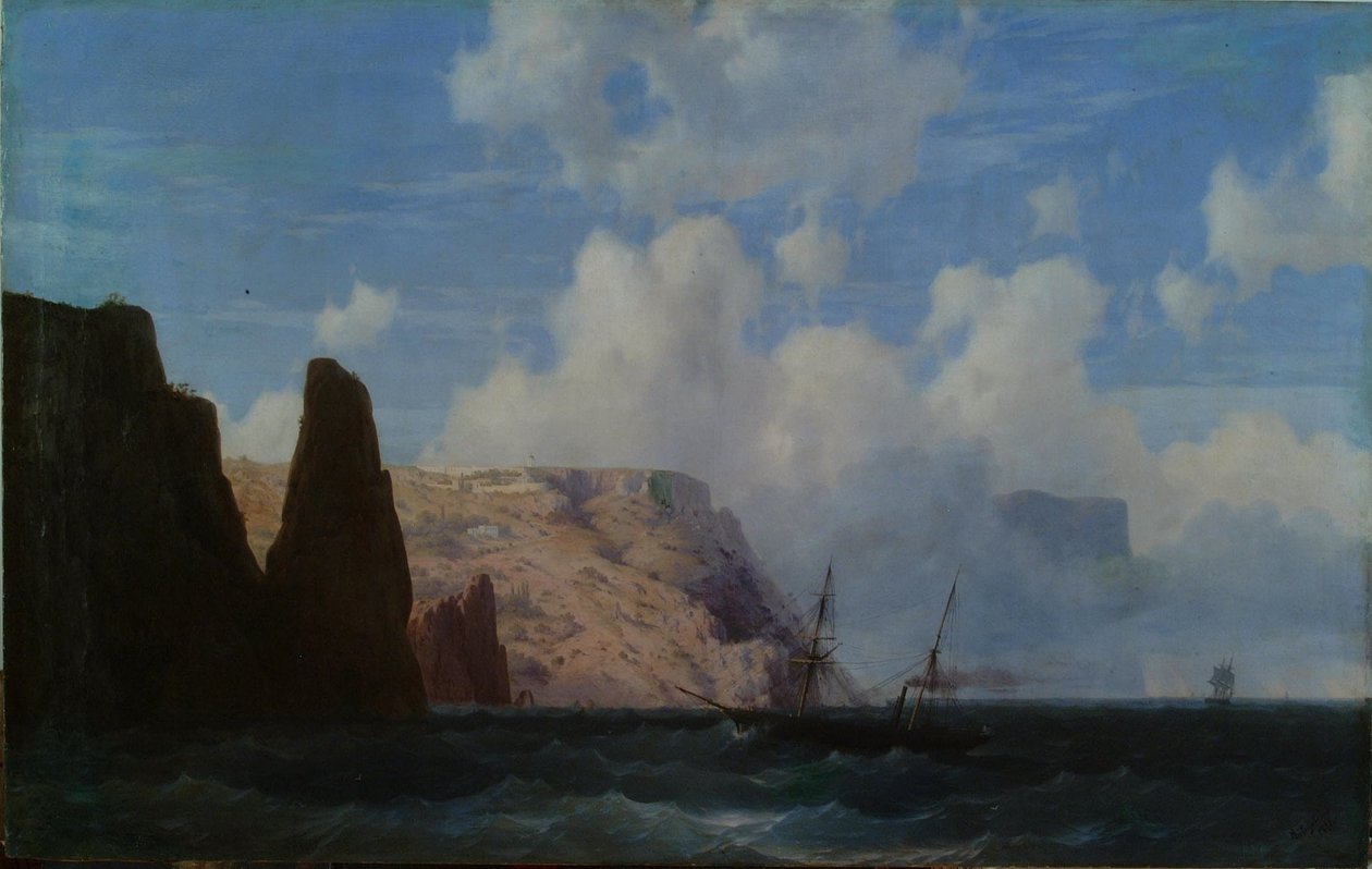 Klippefyldte klipper af Ivan Aivazovsky