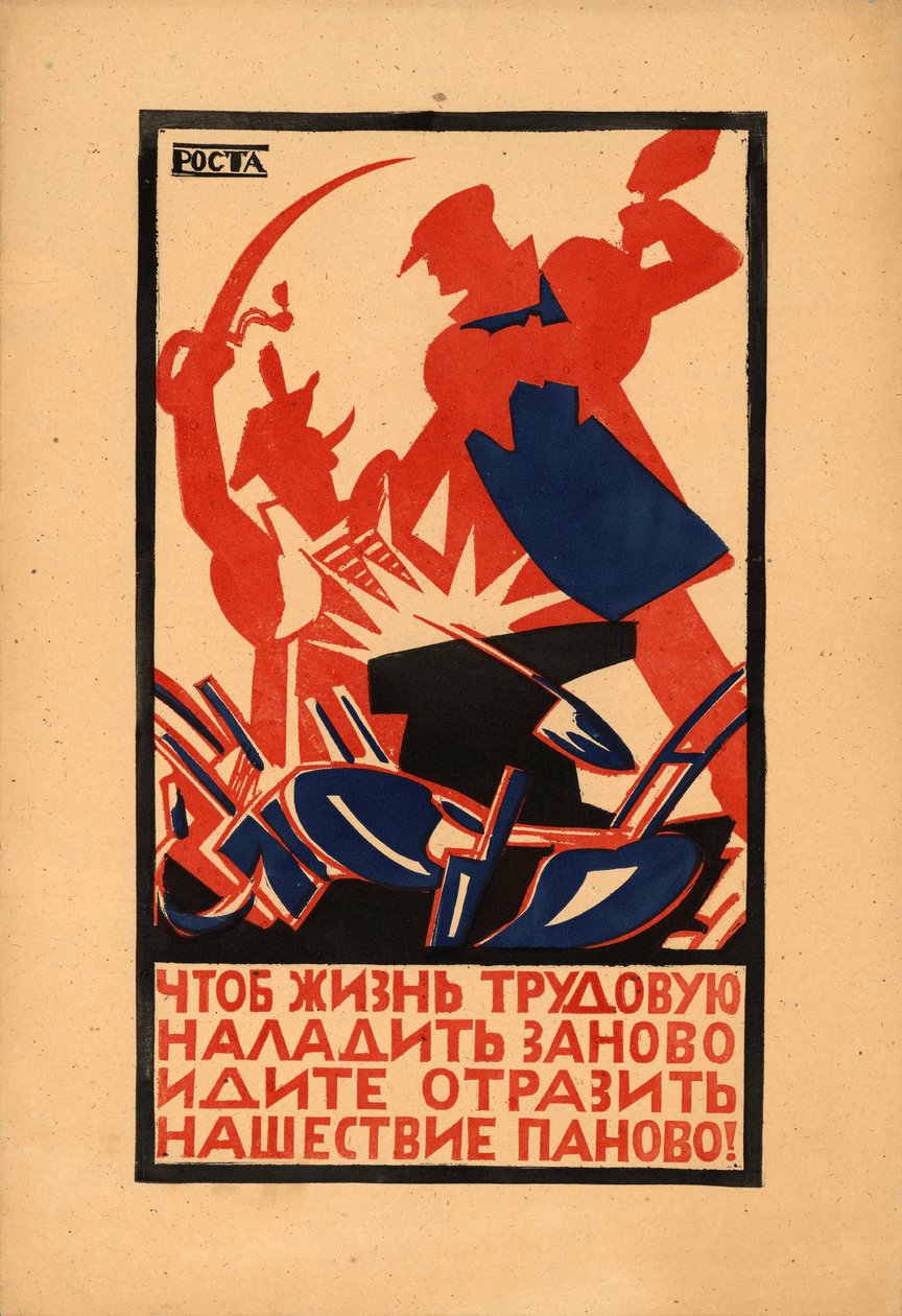 At genopbygge arbejdslivet..., 1920. af Ivan Andreevich Malyutin
