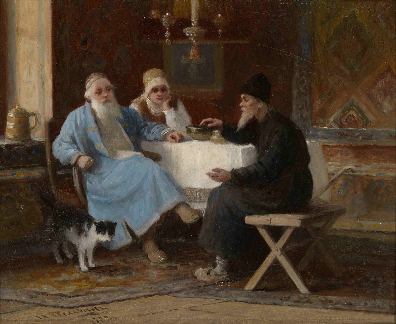 Samtale, 1909 af Ivan Andreyevich Pelevin