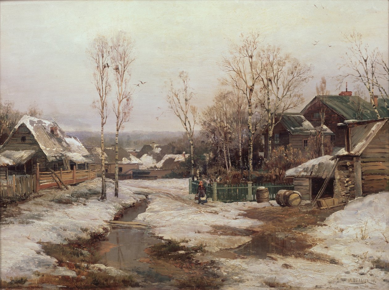 Forår nær St. Petersborg, 1896 af Ivan Avgustovich Velz