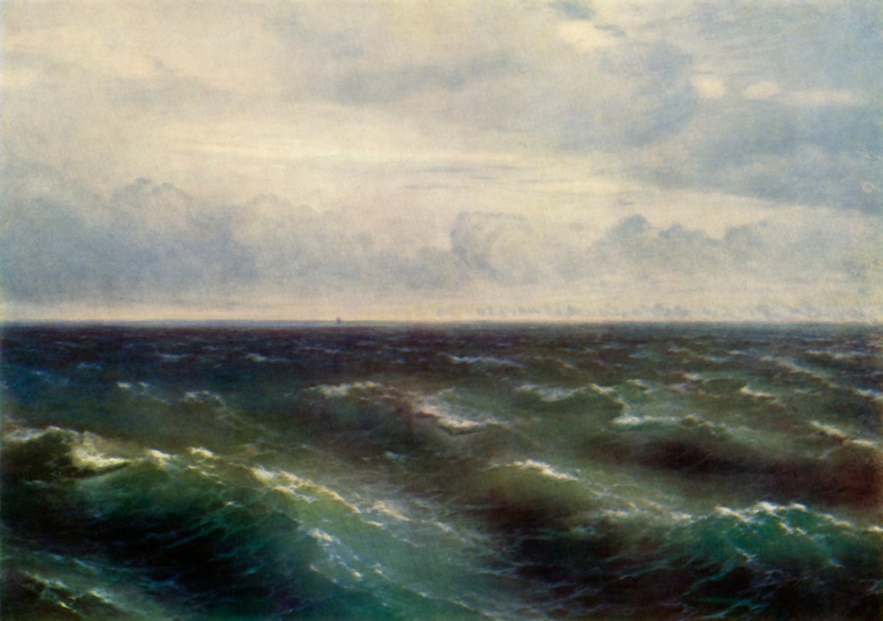 Sortehavet, 1881, 1965. af Ivan Ayvazovsky
