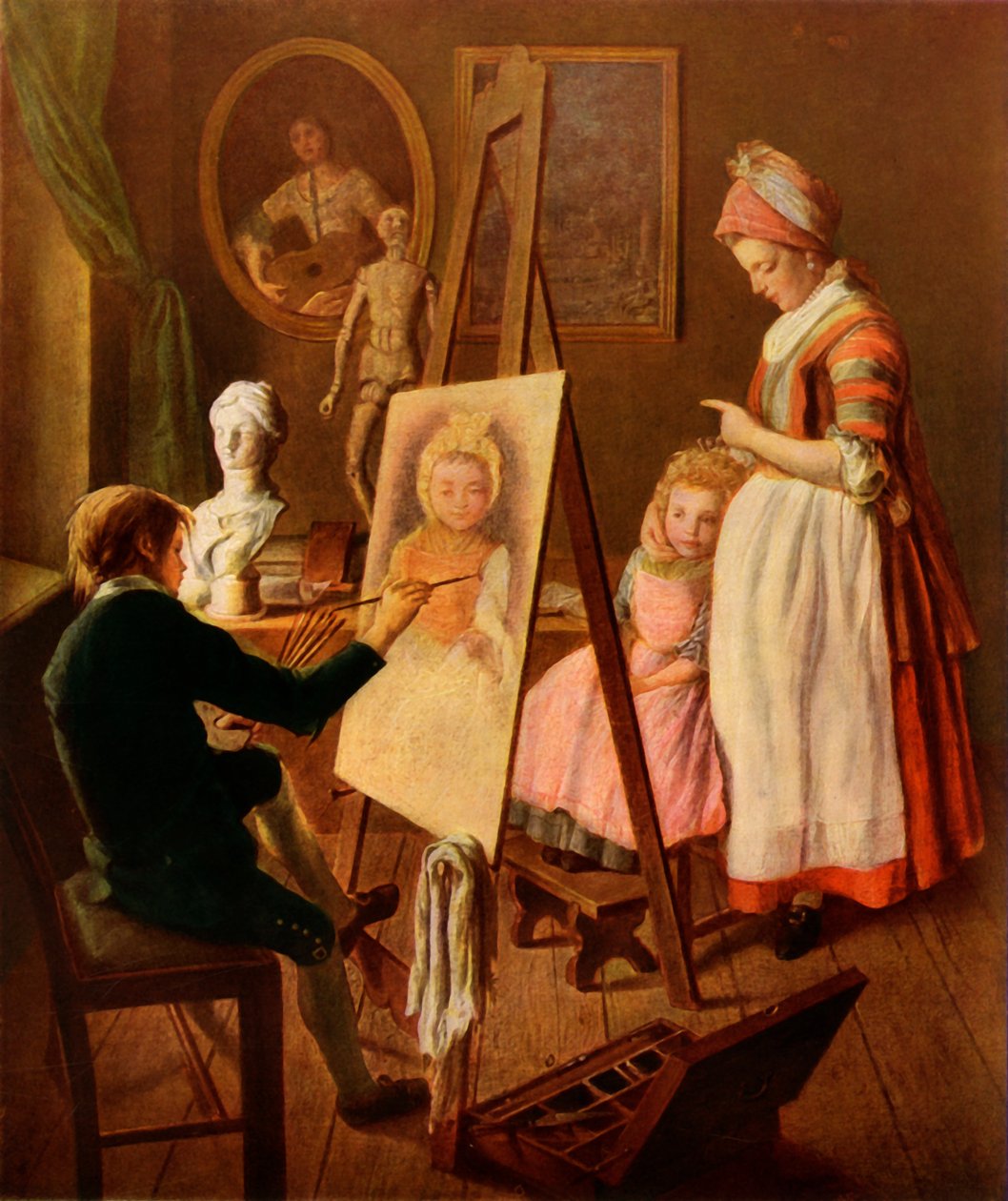 Den unge maler, 1760