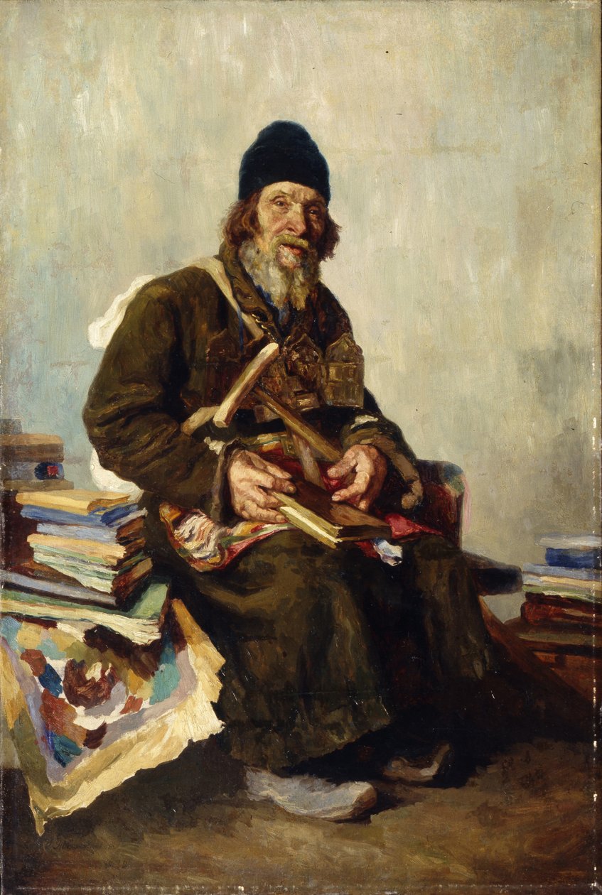 Ikonsælger, 1889 af Ivan Ivanovich Tvorozhnikov