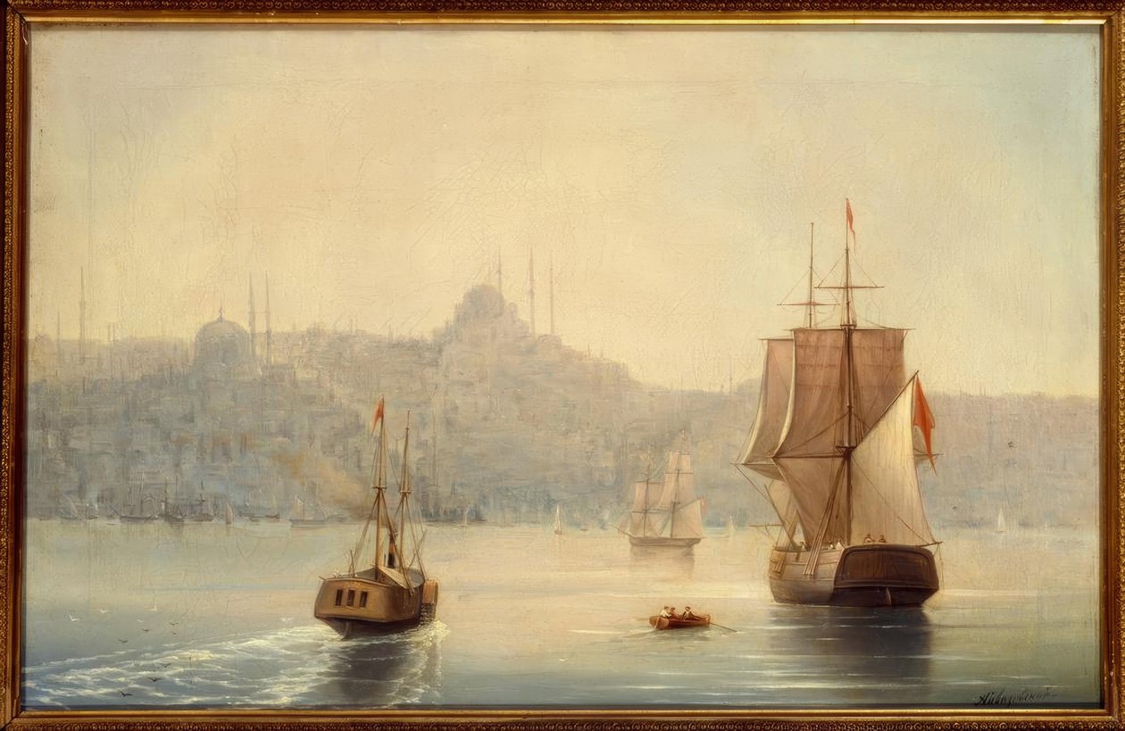 Konstantinopel, havn / maleri af I.K. Aivazovsky af Ivan Konstantinovich Aivazovsky